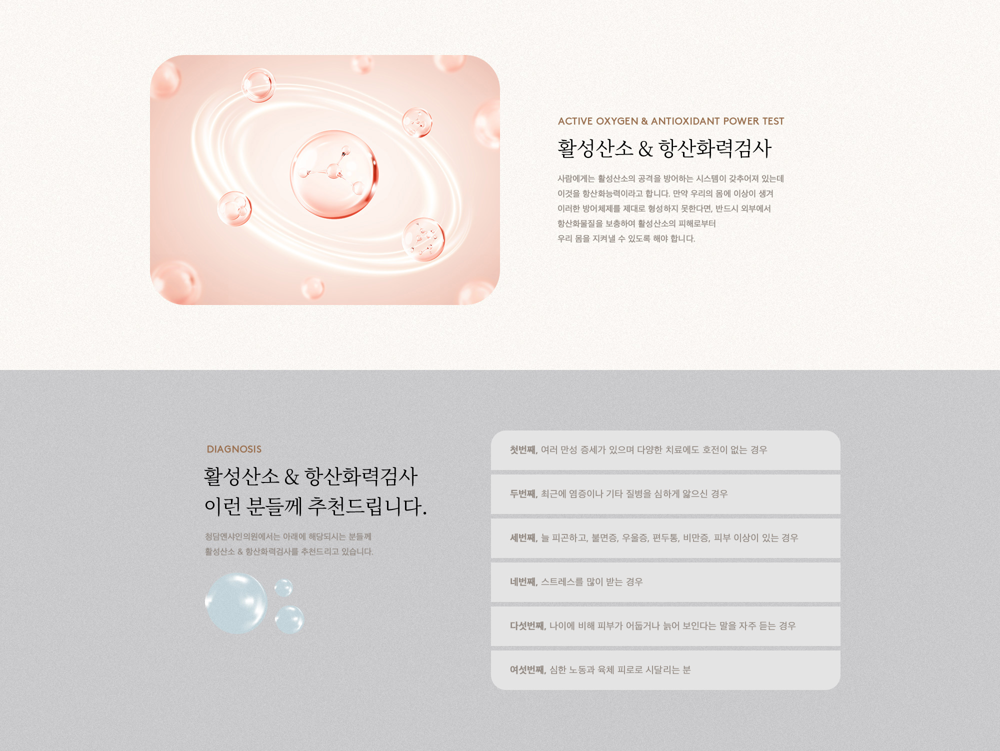 활성산소&항산화력검사